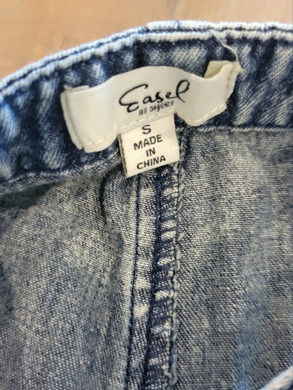 High Hopes Slouchy Pocket Denim Overalls:S - Picture 4 of 4